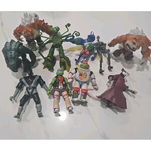 Playmates 2000s-2020s Vintage TMNT Action Figures Mixed Lot of 10